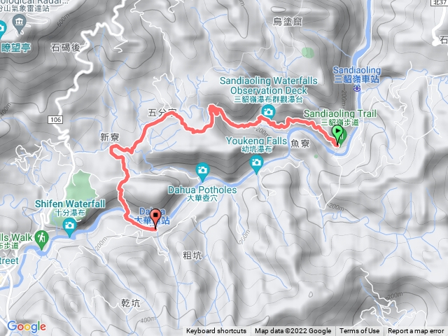 三貂嶺步道到大華