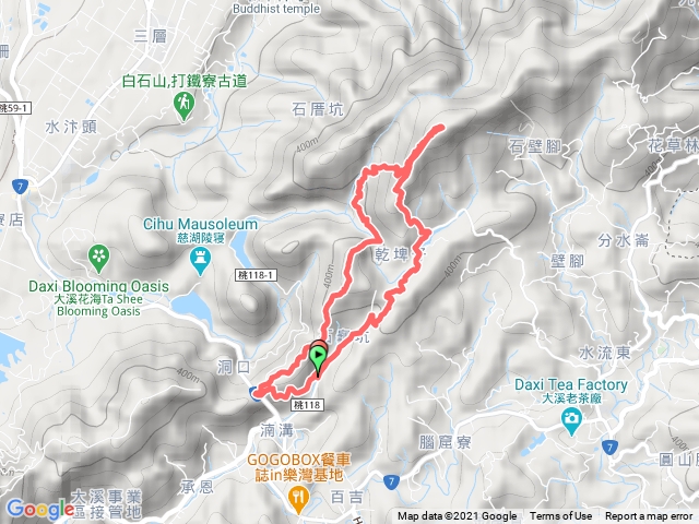 白石山石龜坑山百吉隧道環狀路線