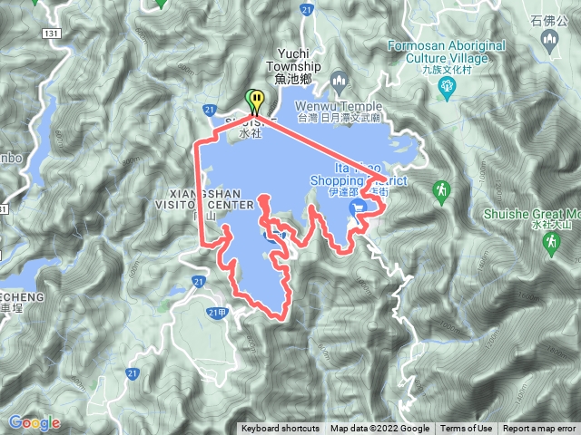 日月潭自行車道健行