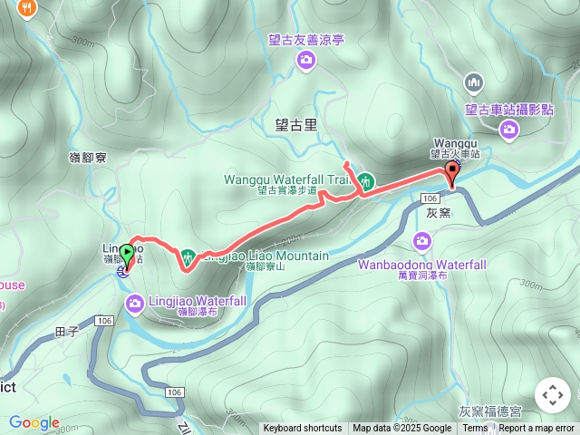 微笑山線：【五分山系】望古瀑布段