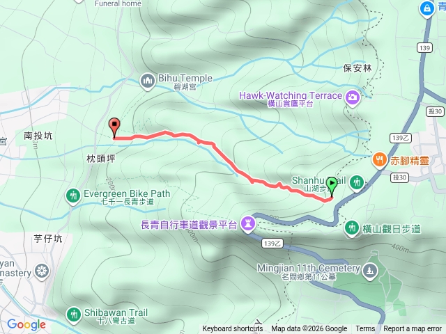 山湖步道