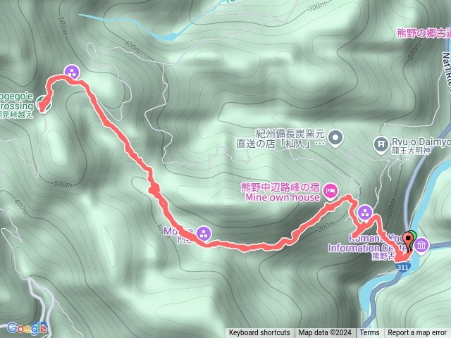 熊野古道中邊路: 滝尻王子 - 峰 - 潮見峠