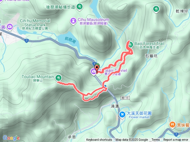 百吉林蔭步道頭寮山
