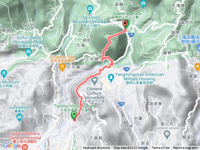 天母古道紗帽山
