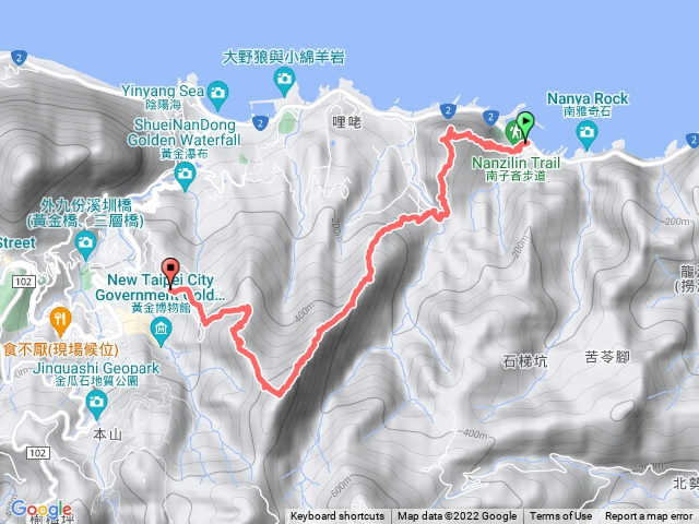 劍龍稜+鋸齒稜+茶壺山