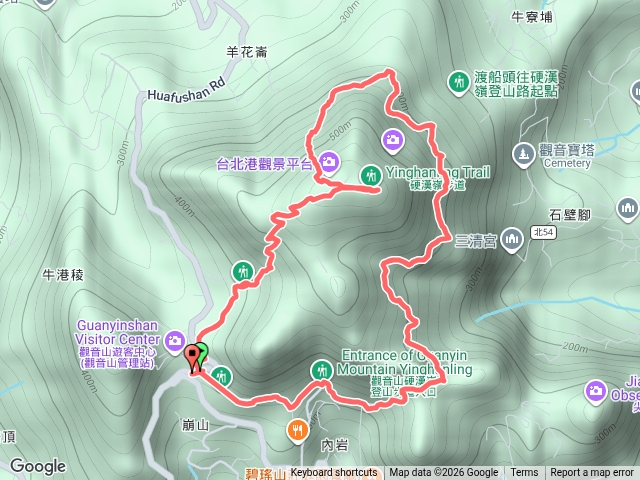 觀音山北橫硬漢嶺環狀預覽圖