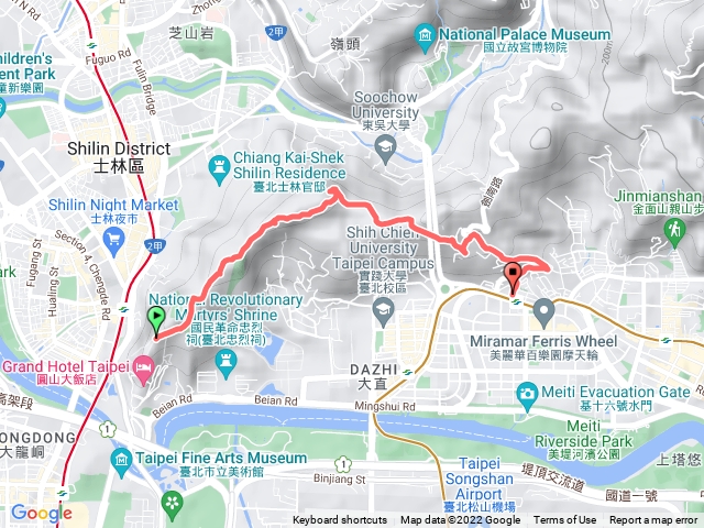圓山下劍南路美麗華