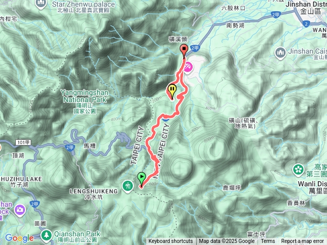 擎天崗走到八煙溫泉