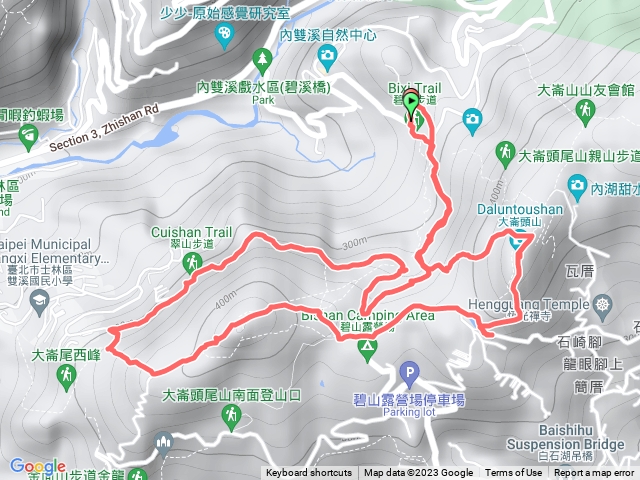 小溪頭大崙頭尾山