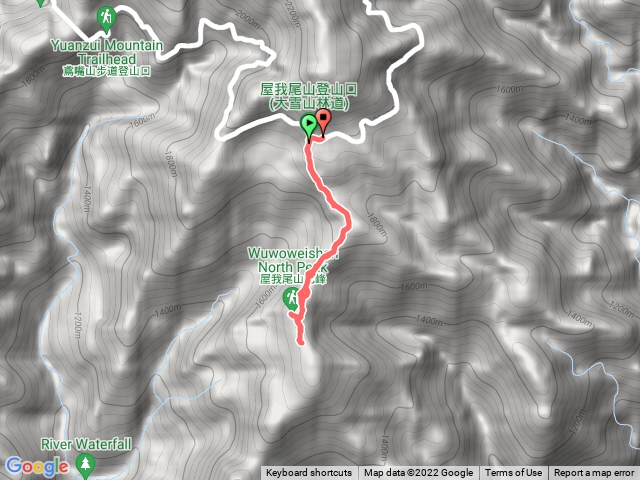 屋我尾山步道（大雪山31K）