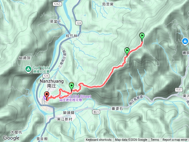 茶園坪山縱走橫屏背山