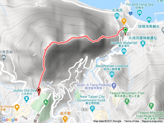 黃金一稜－雷霆峰、基隆山