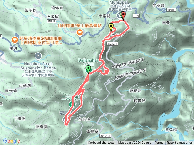 後棟山往大、二尖山與龍興宮預覽圖