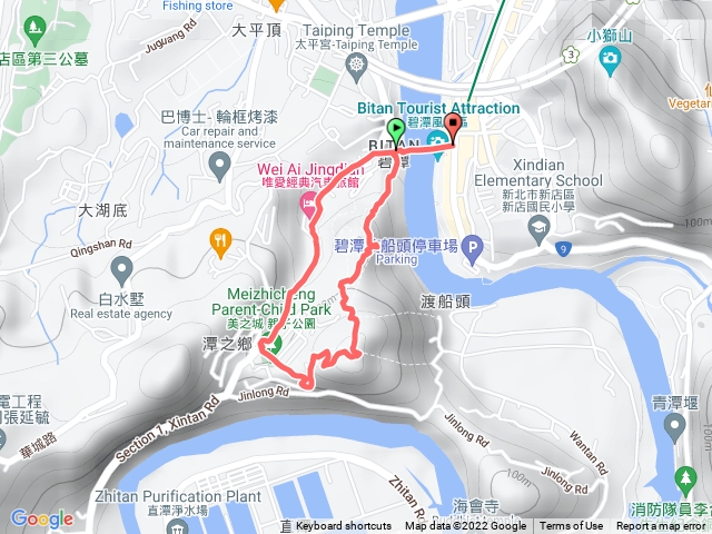 新店河美山步道