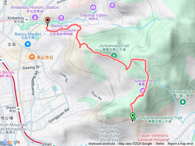 軍艦岩、丹鳳山、幸福岩、新北投公園