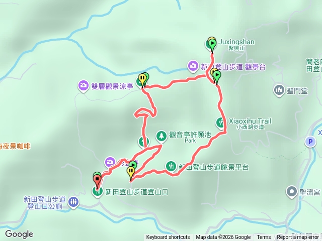新田登山步道.聚興山2上3下預覽圖