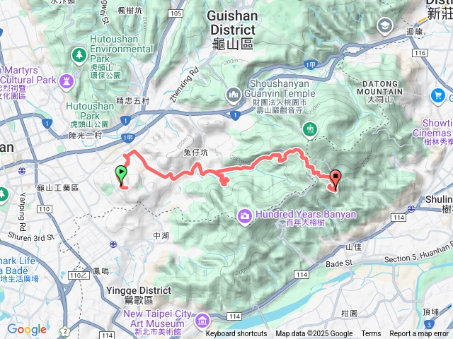 2025-12-07 山子頂山石雲橋(花窰)大高坑山東線