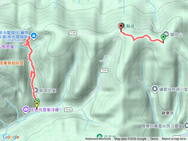 飛沙縱走-下橫坑-顯伯公段