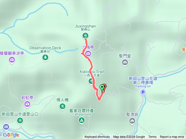 小百岳集起來聚興山、新田登山步道預覽圖