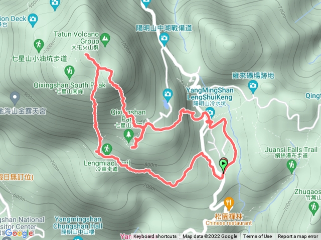 冷苗步道七星山主峰東峰七星公園冷水坑