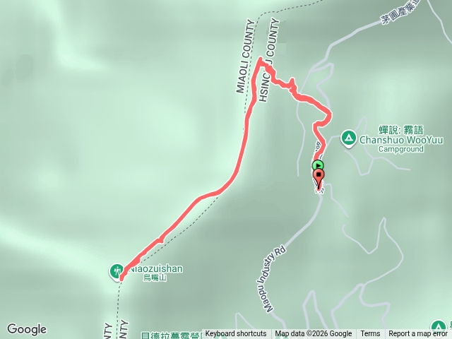 新竹 五峰 鳥嘴山登山步道