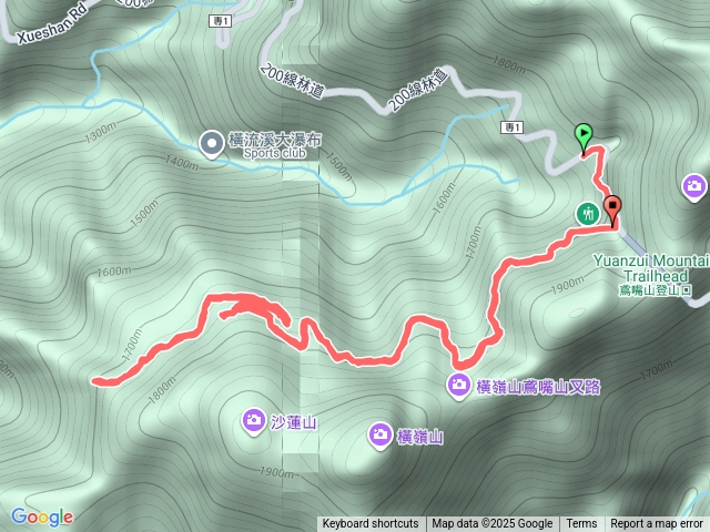 2025/12/07橫嶺山步道預覽圖