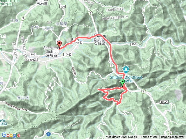 石碇摸乳巷古道-