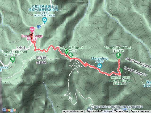 塔塔加-玉山前峰