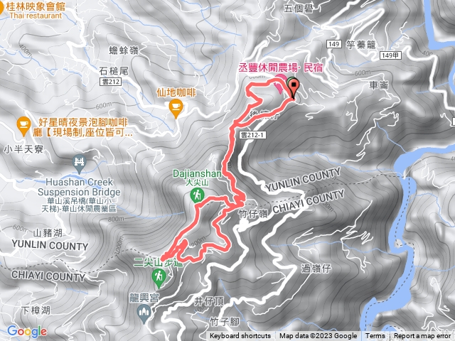 1120920 福德宮上後棟仔山、大尖山、二尖山 o型