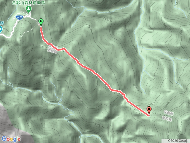 奇萊主北D1 登山口>成功山屋(最後幾百不準)