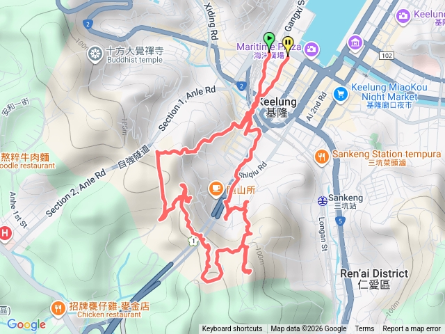 2026-01-17基隆：劉銘傳隧道-獅球嶺群峰-獅球嶺池O形