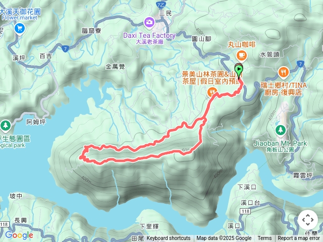 桃園枕頭山砲台步道枕頭山-西峰P形