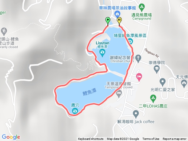 南投鯉魚潭步道