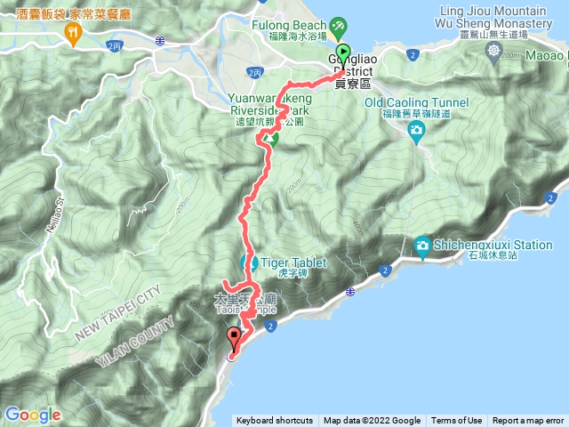 20220312 草嶺古道 （福隆到大里）