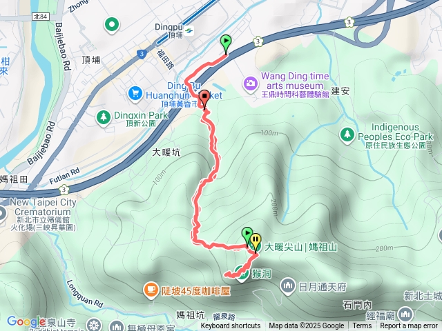 大暖尖山來回預覽圖