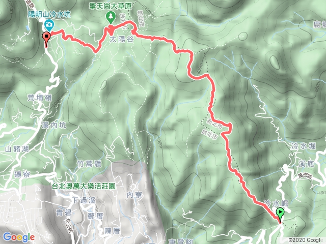 陽明山第一次縱走