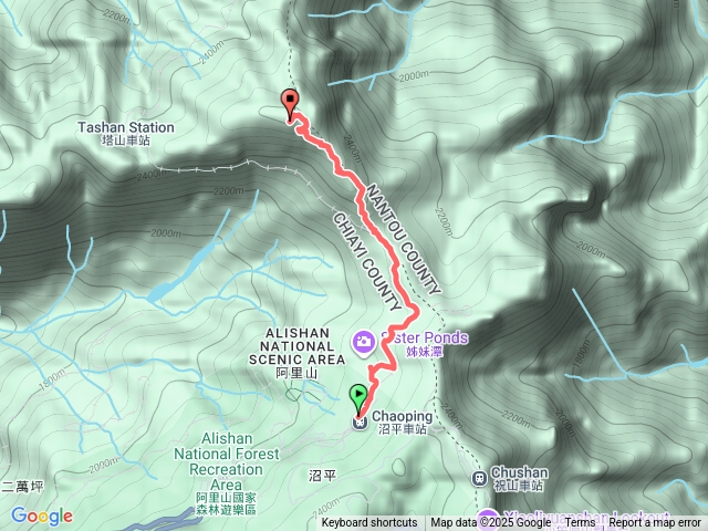 嘉義－臺灣百大必訪步道塔山步道(大塔山)(上山)