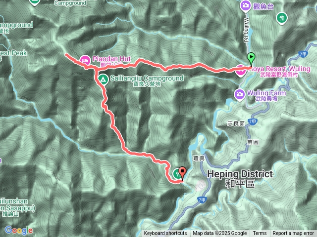 武陵農場億年橋上志佳陽