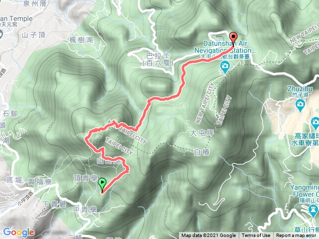 向天山、面天山、二子坪