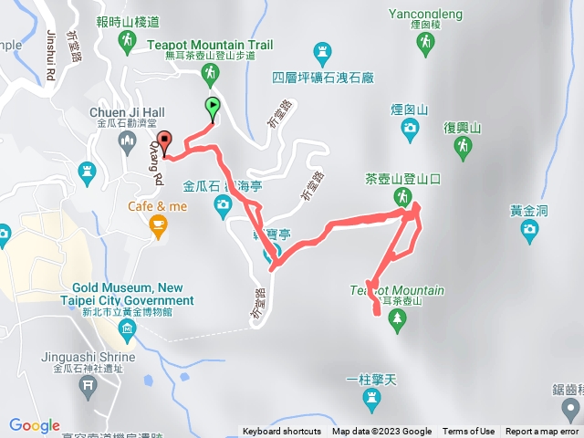 無耳茶壺山（停車場上勸濟堂下）