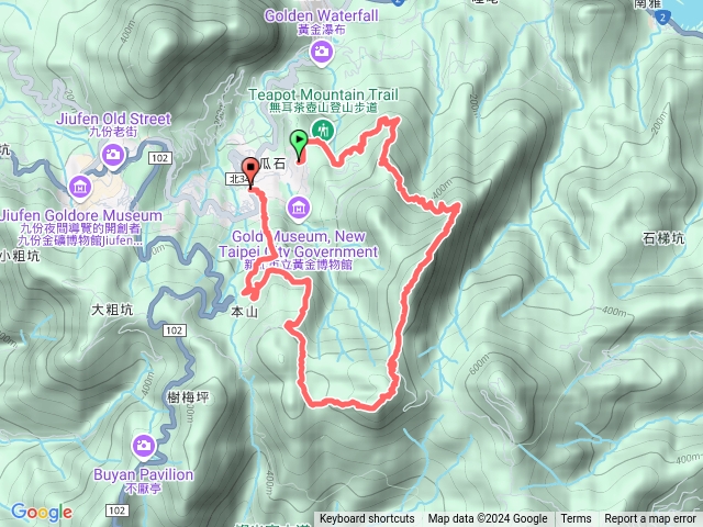 勸濟堂555峰鋸齒稜半屏山燦光寮金瓜石博物館