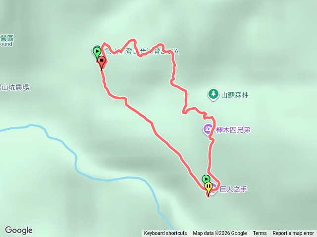 臺中和平雪山坑步道環走預覽圖