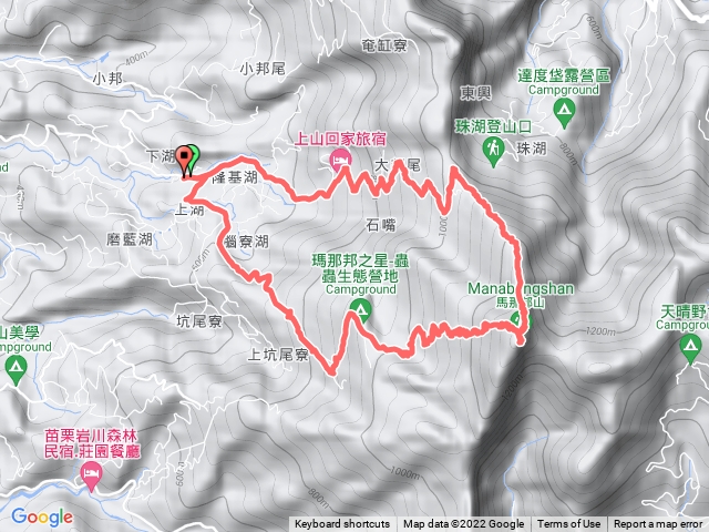 馬那邦山大O路線