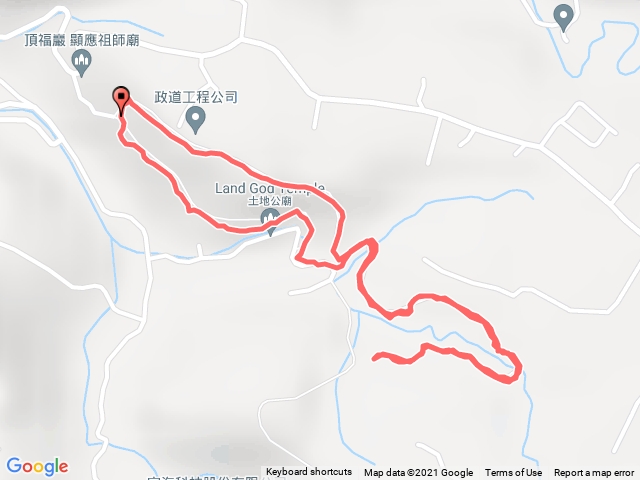 維修路段後折回