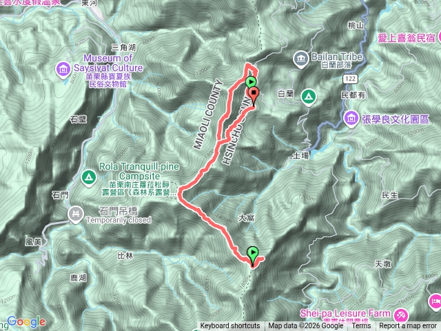 鳥大比p縱走柱