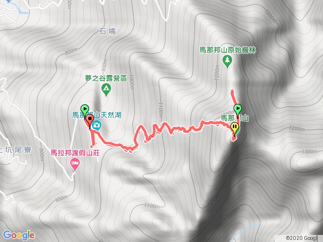 瑪那邦之星-天然湖登山口-馬那邦山頂-石門-原路折返