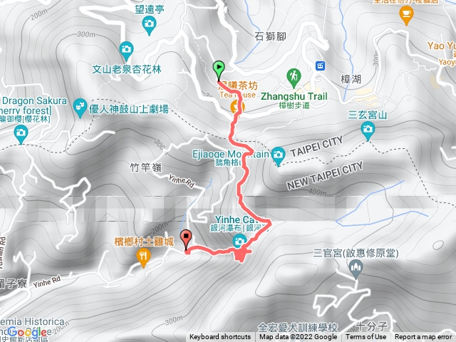 貓空樟樹步道銀河洞瀑布