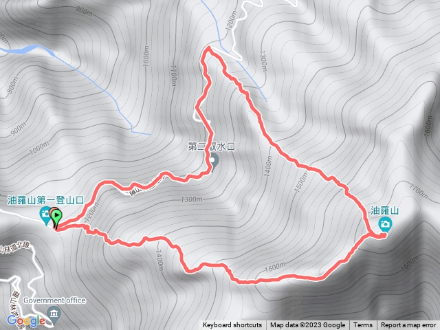 油羅山一號登山口上二號登山口出來O 型預覽圖