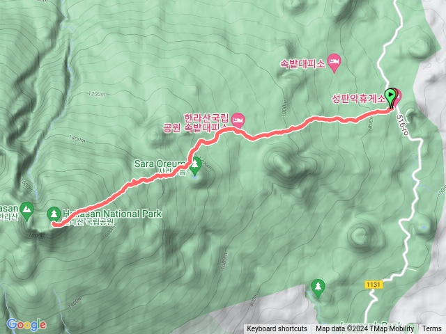 漢拏山城板岳路線