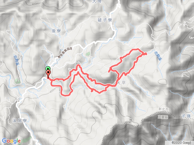 虎豹潭-芊蓁坑古道-太坪山腰古道8字行